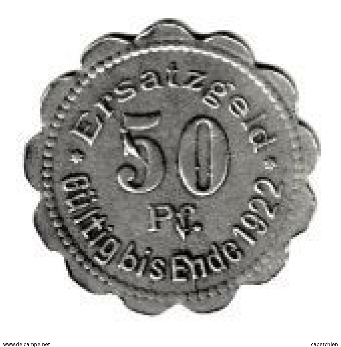 ALLEMAGNE / NOTGELD / STADT STETTIN  / 50 PFENNIG / 1920 / ZINC / 25.9 Mm / 2.93 G / ETAT SUP - Monétaires/De Nécessité