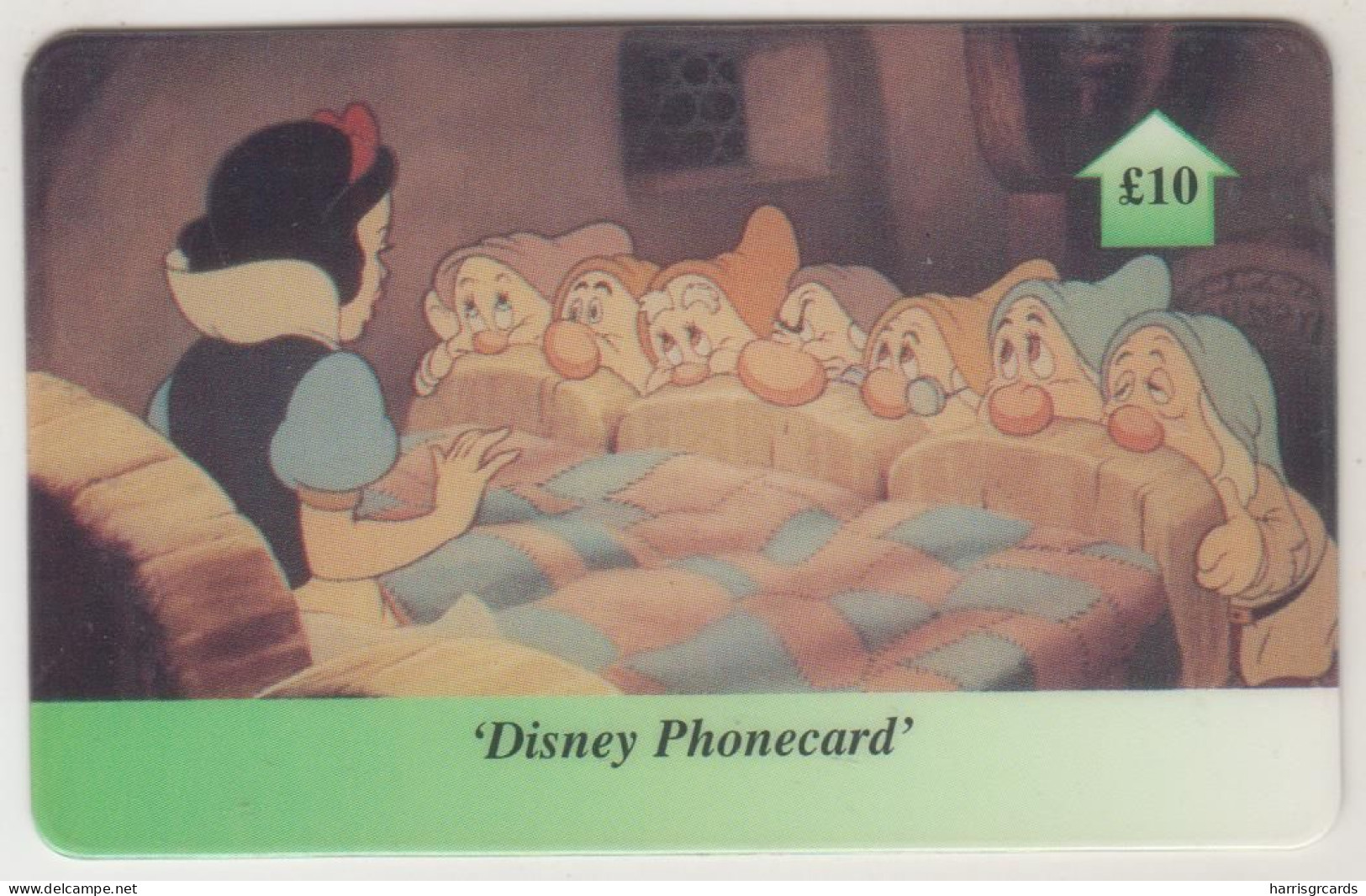 UK - Snowhite & The Seven Dwarfs, Discount Phonecard , 10£, Mint, FAKE - Andere & Zonder Classificatie