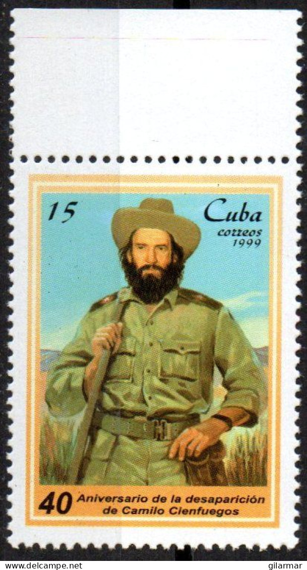 CUBA 1999 - 40th ANNIVERSARY OF CAMILO CIENFUEGOS DEATH - MUSTER - SPECIMEN - M - Imperforates, Proofs & Errors