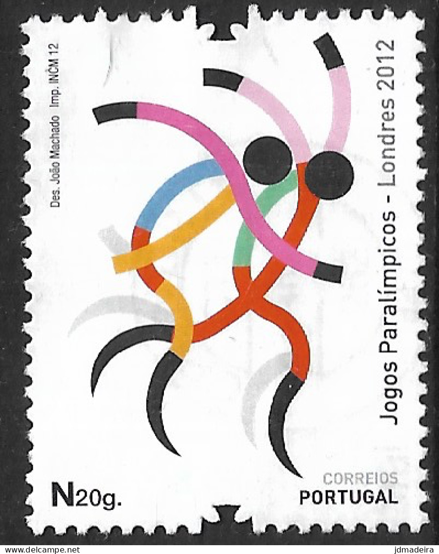 Portugal – 2012 Para-Olympic Games N20 Used Stamp - Oblitérés