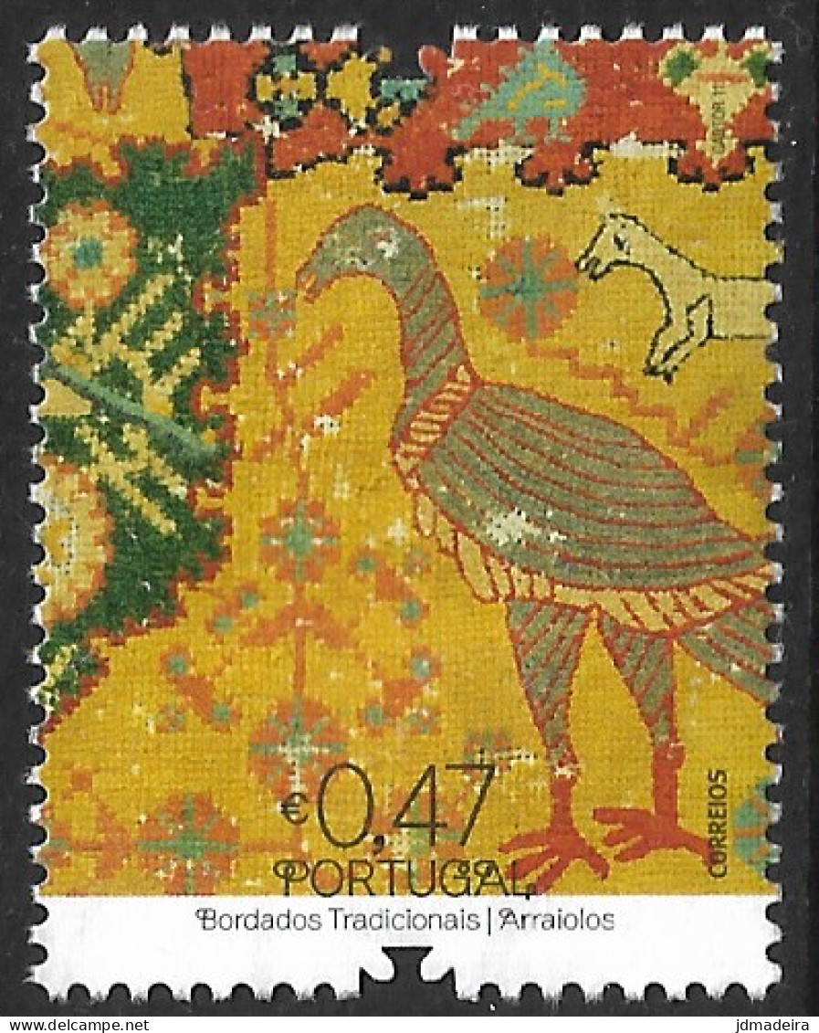 Portugal – 2011 Traditional Embroidery 0,47 Used Stamp - Used Stamps