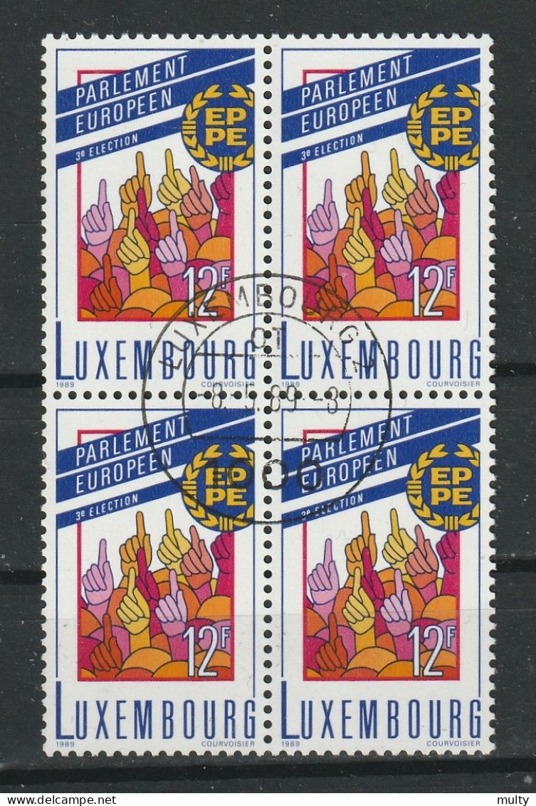 Luxemburg Y/T 1172(0) In Blok Van 4. - Used Stamps