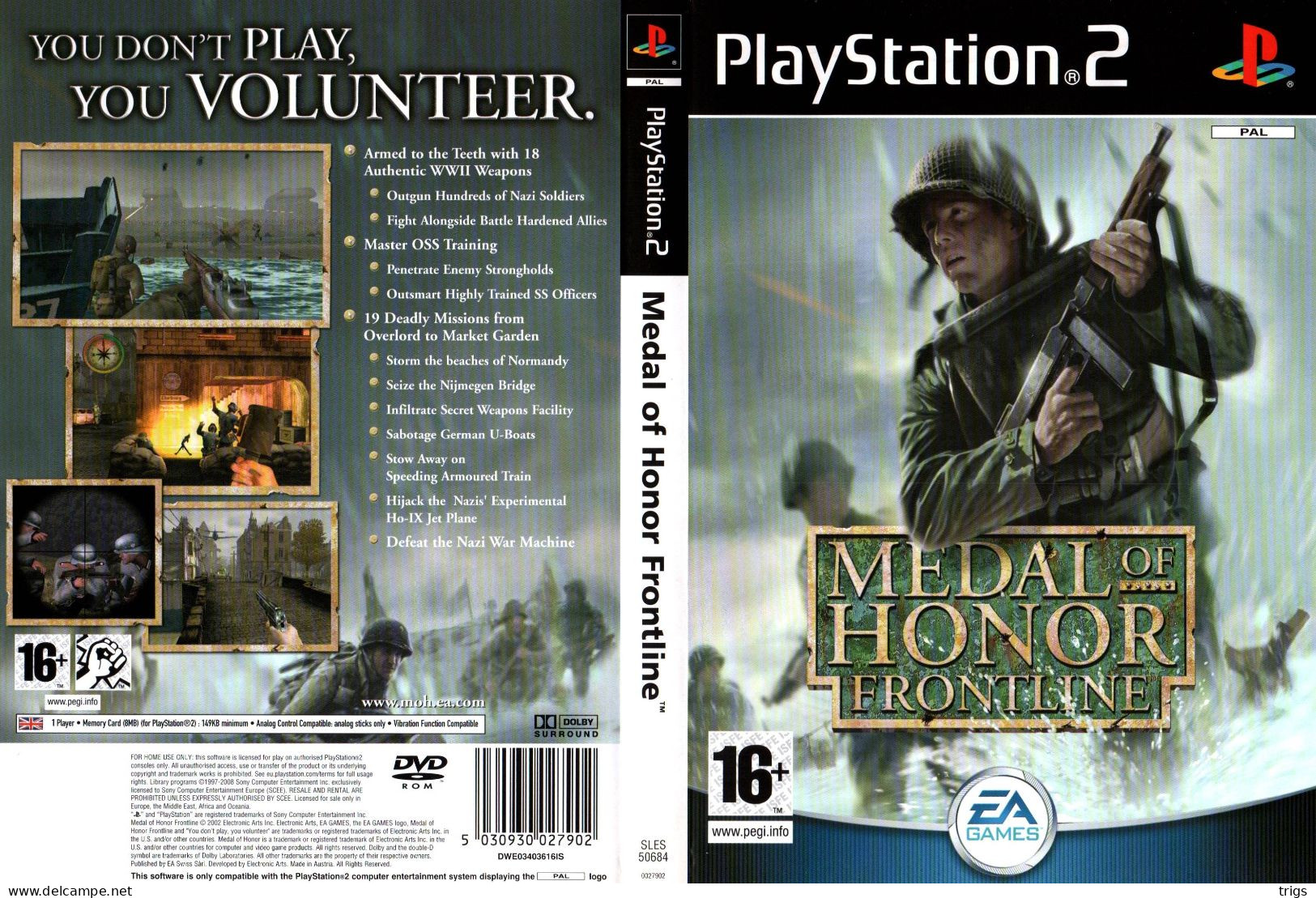 PlayStation 2 - Medal Of Honor: Frontline - Playstation 2