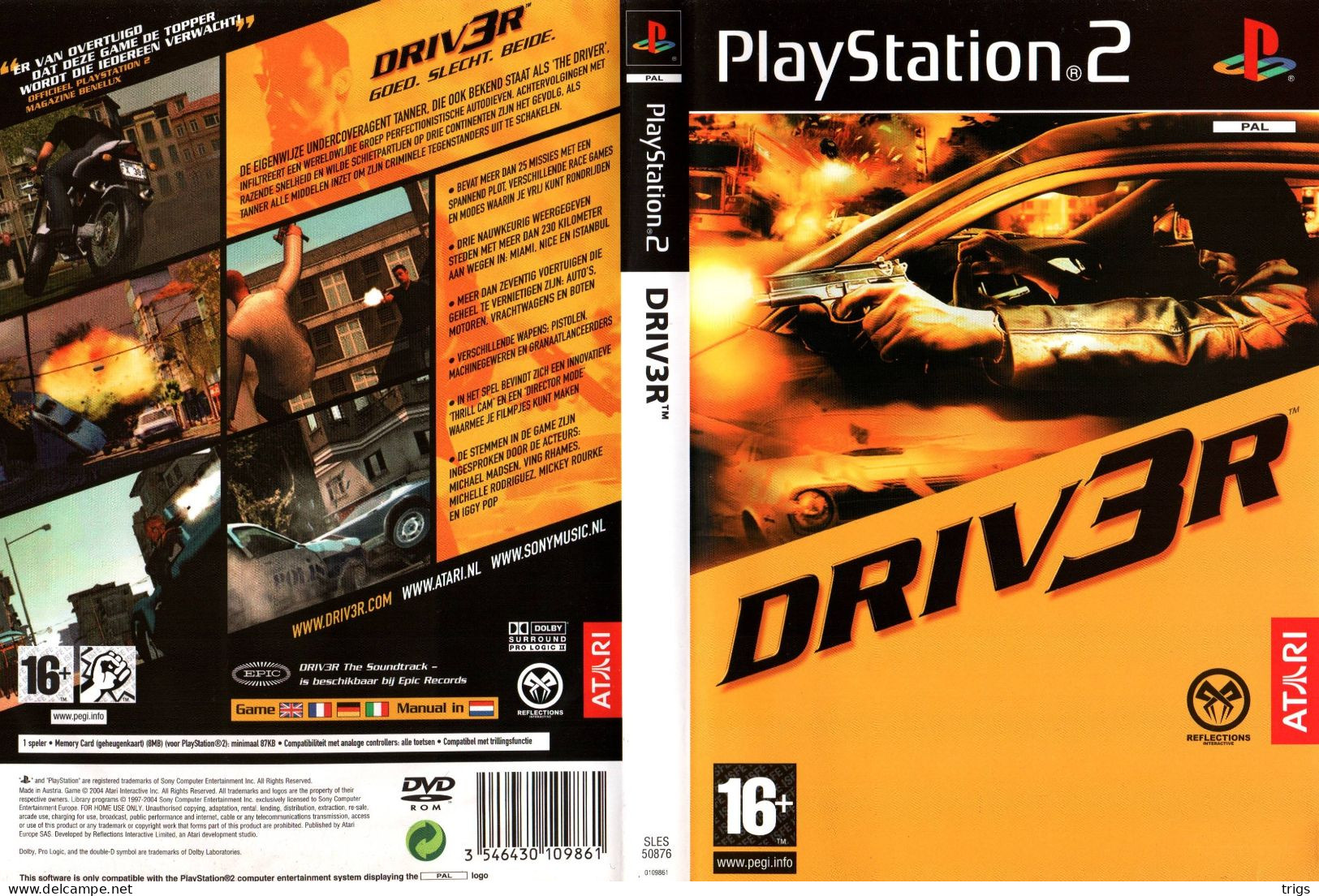 PlayStation 2 - Driv3r - Playstation 2