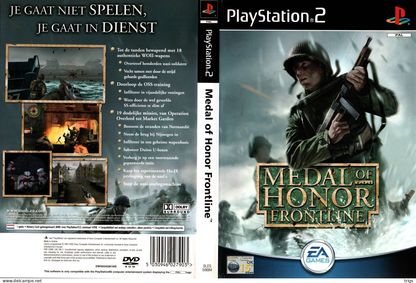 PlayStation 2 - Medal Of Honor: Frontline - Playstation 2