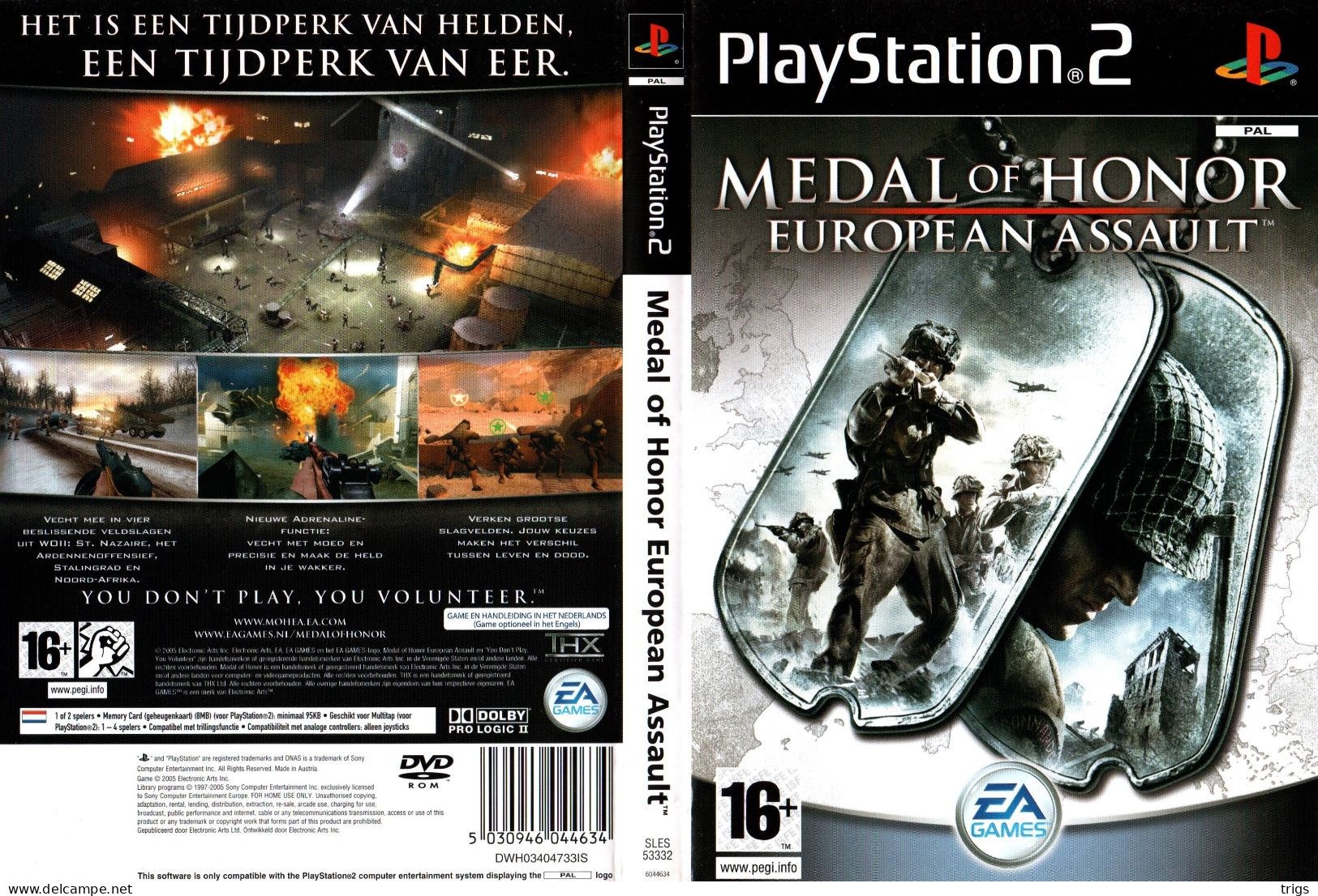 PlayStation 2 - Medal Of Honor: European Assault - Playstation 2
