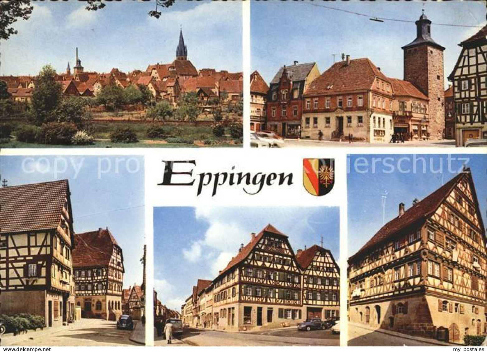 41599570 Eppingen Ortsansicht Fachwerkhaeuser Eppingen - Eppingen