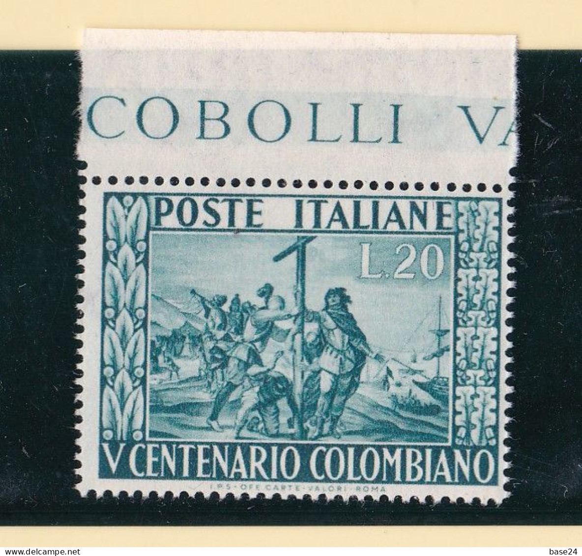 1951 Italia Italy Repubblica CRISTOFORO COLOMBO Serie MNH** SCOPERTA DELL'AMERICA, DISCOVERY OF AMERICA - Cristóbal Colón