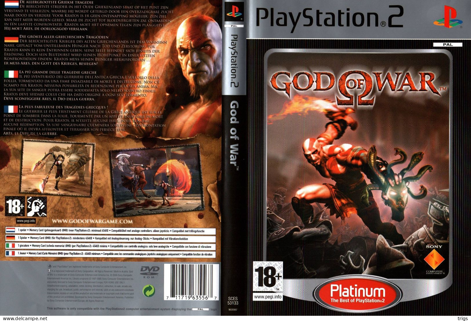 PlayStation 2 - God Of War - Playstation 2