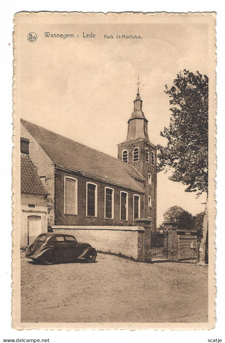 Wannegem   -   Lede   -   Kerk St-Machutus.   -   1961   Naar   Kieldrecht - Lede