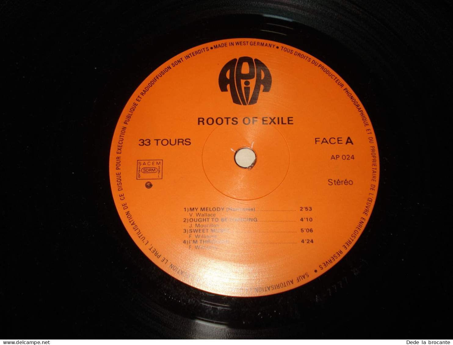 B13 / Roots Of Exile –  LP - Apia – AP 024 - France  1984  EX/VG+ - Reggae