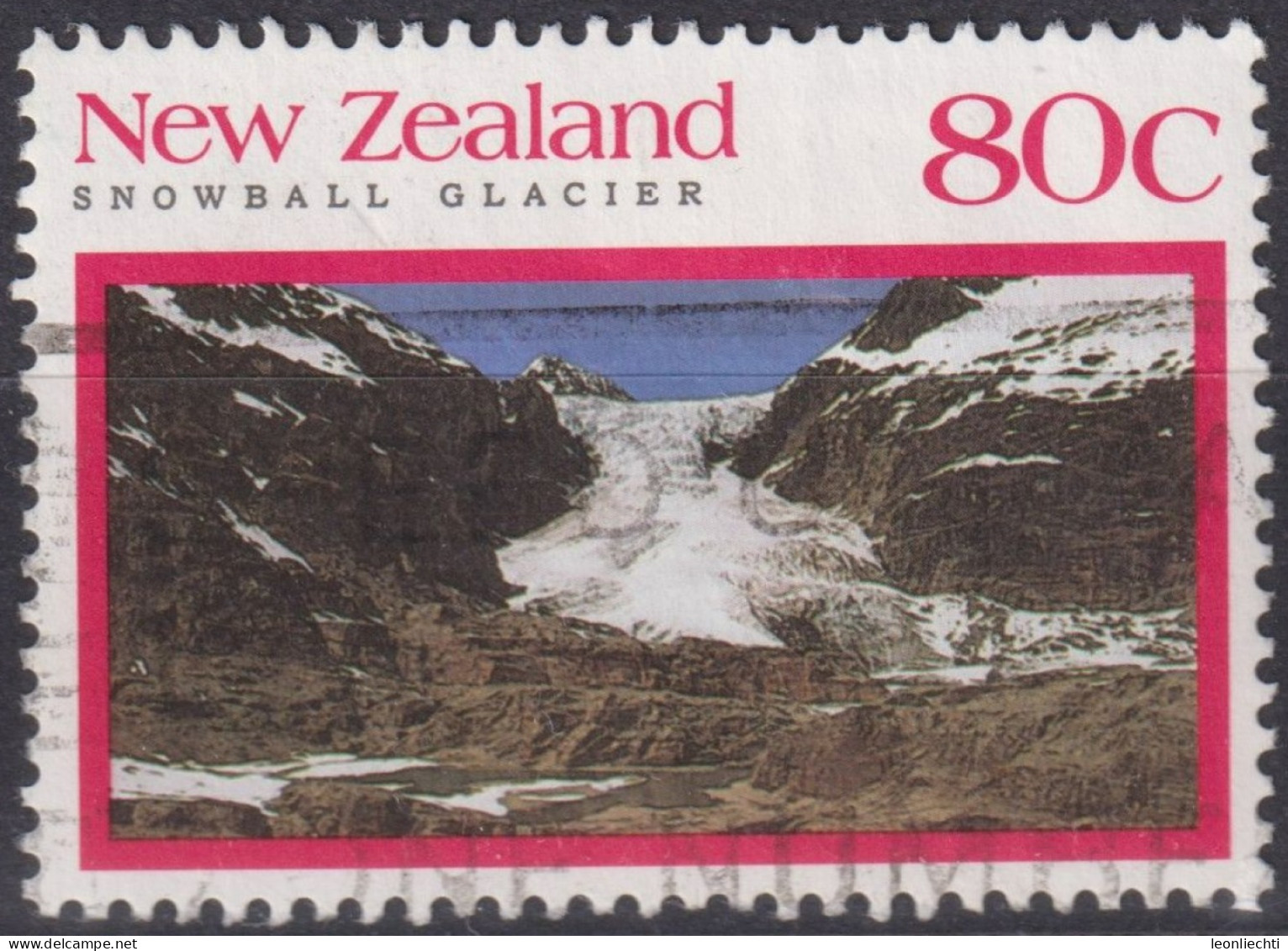 1992 Neuseeland ° Mi:NZ 1232, Sn:NZ 1106, Yt:NZ 1176, Snowball Glacier - Oblitérés