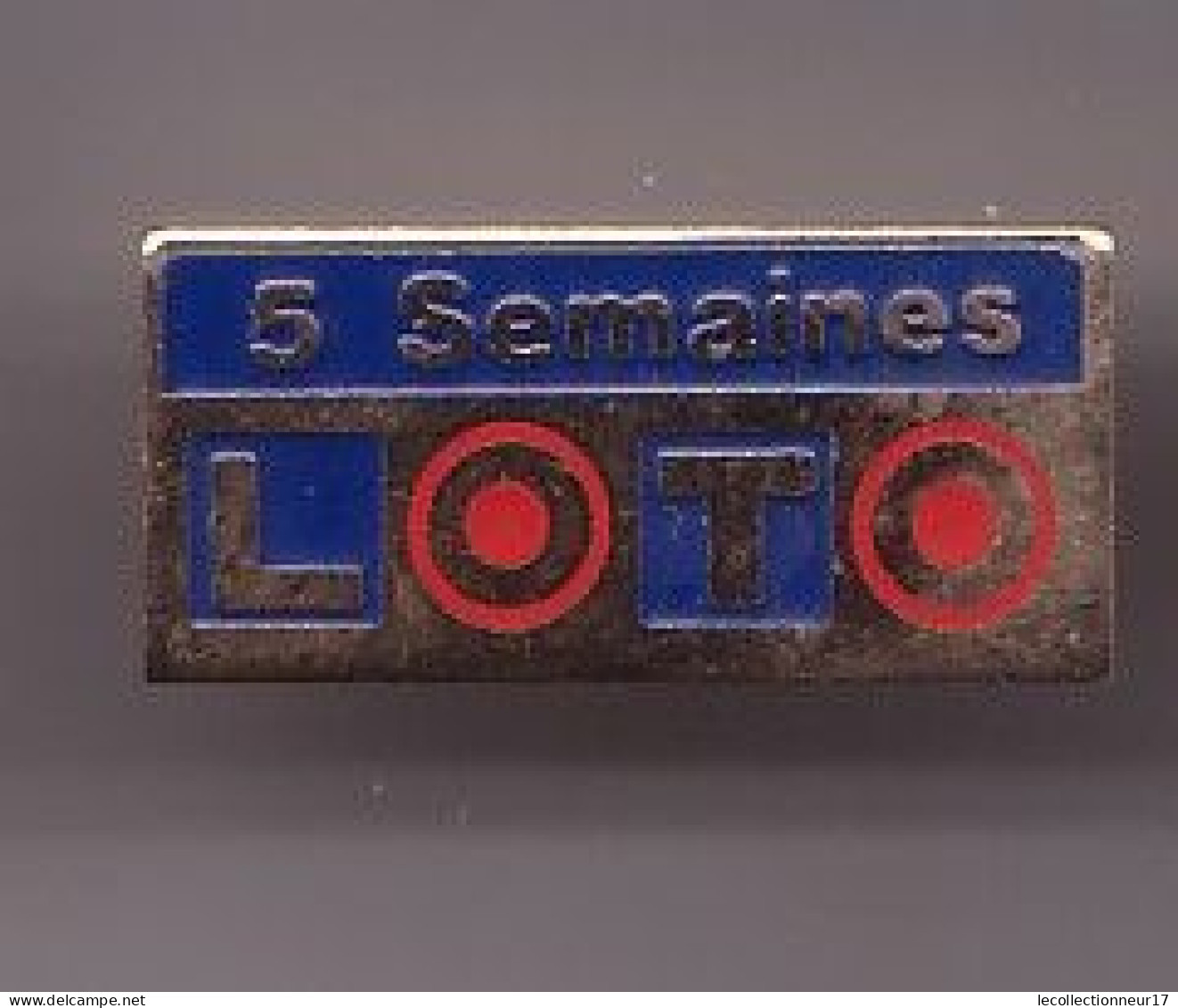 Pin's Jeux Du Loto 5 Semaines Réf 417 - Jeux