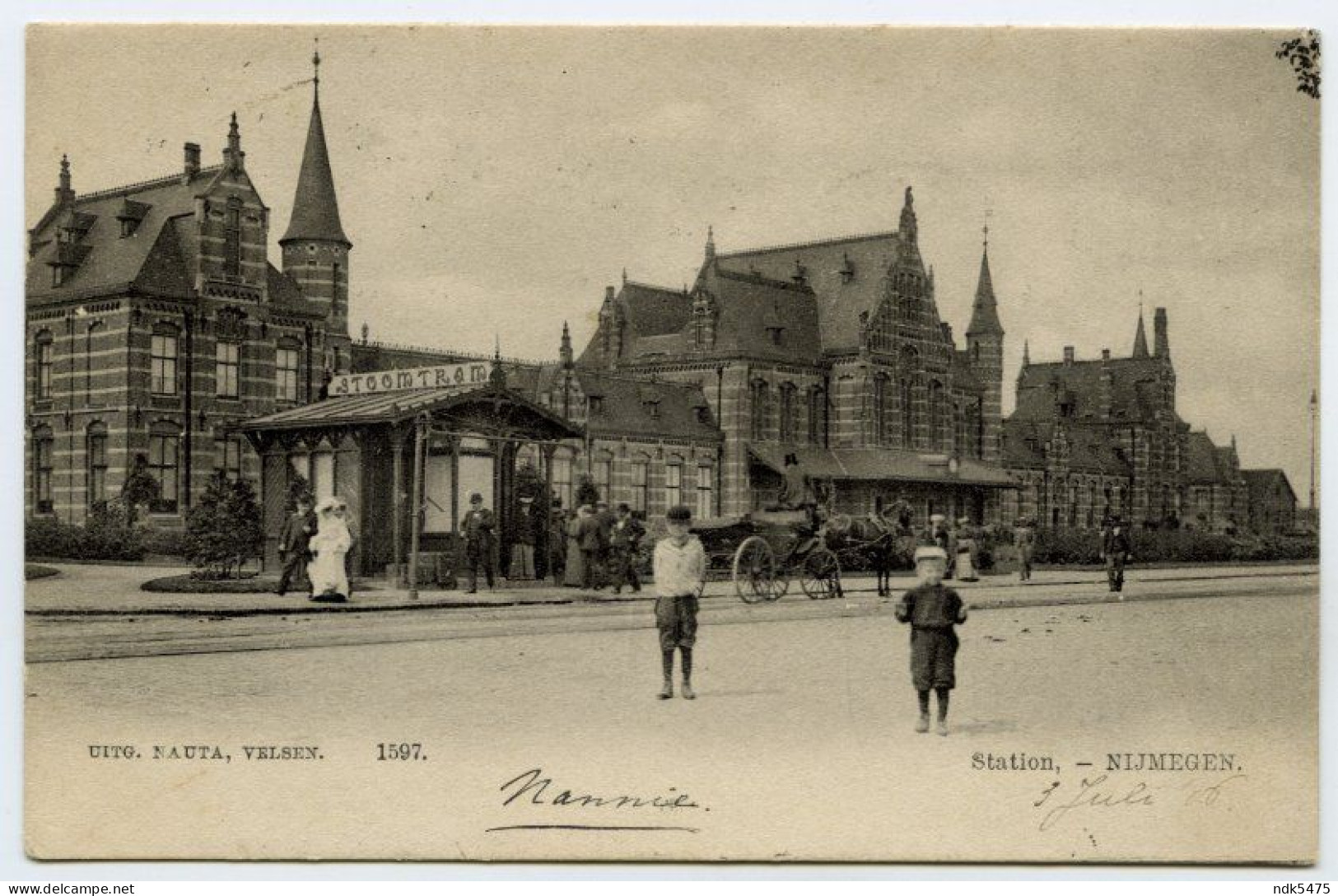 PAYS BAS : NIJMEGEN - STATION, STOOMTRAM / UTRECHT, KONINGSLAAN (ABBING) - Nijmegen