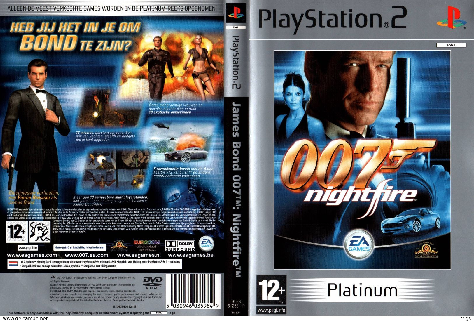 PlayStation 2 - James Bond 007: Nightfire - Playstation 2