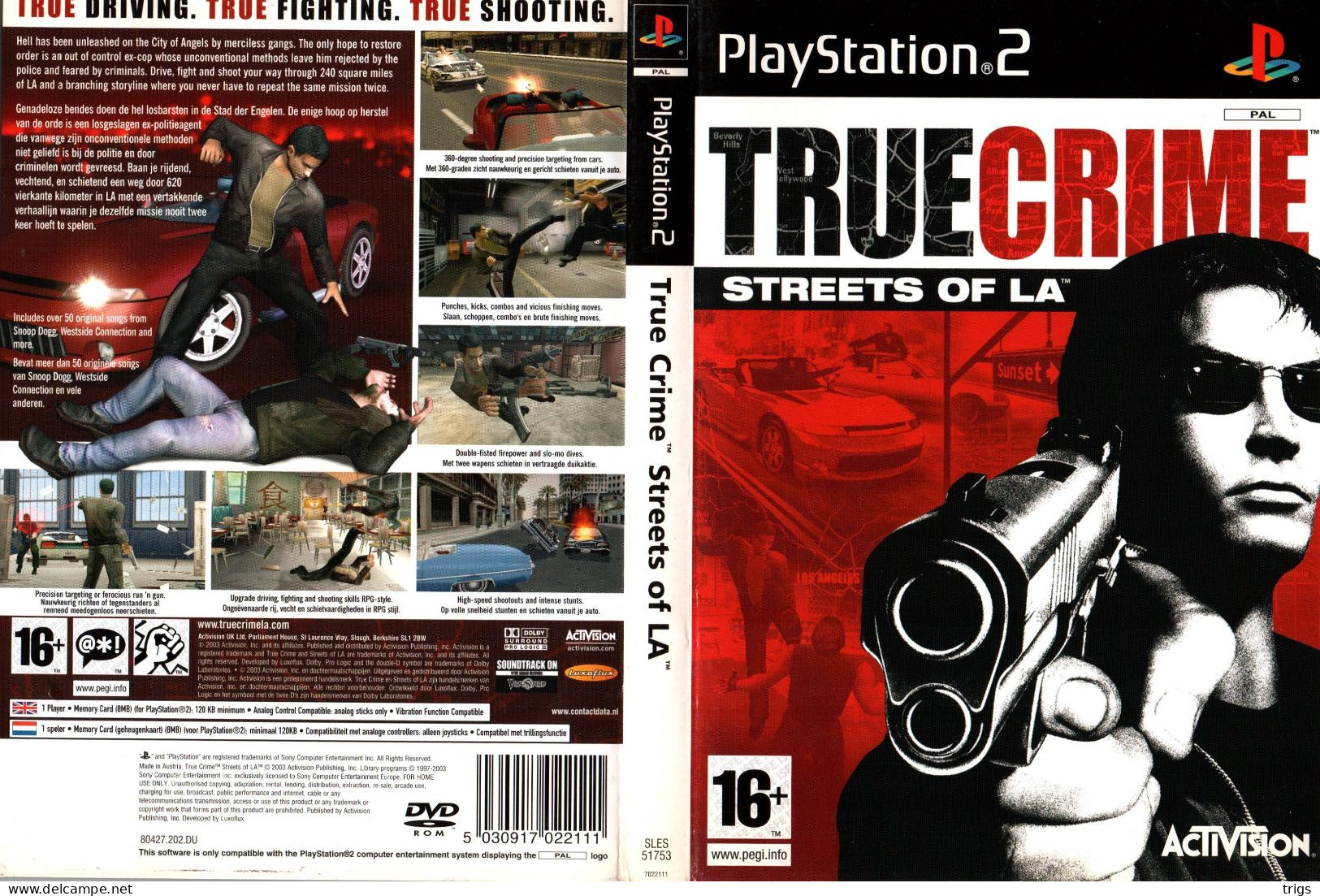 PlayStation 2 - True Crime: Streets Of LA - Playstation 2