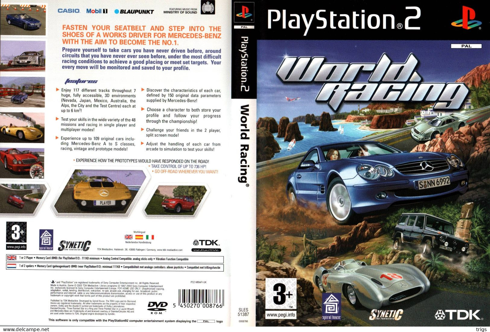 PlayStation 2 - World Racing - Playstation 2