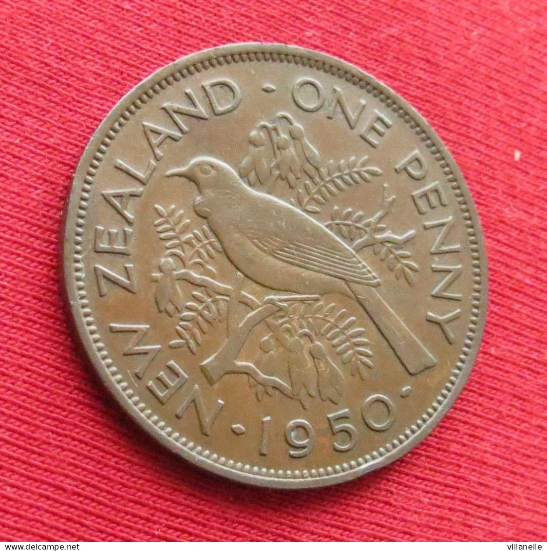 New Zealand 1 One Penny 1950 KM# 21 *VT Nova Zelandia Nuova Zelanda Nouvelle Zelande - Nieuw-Zeeland