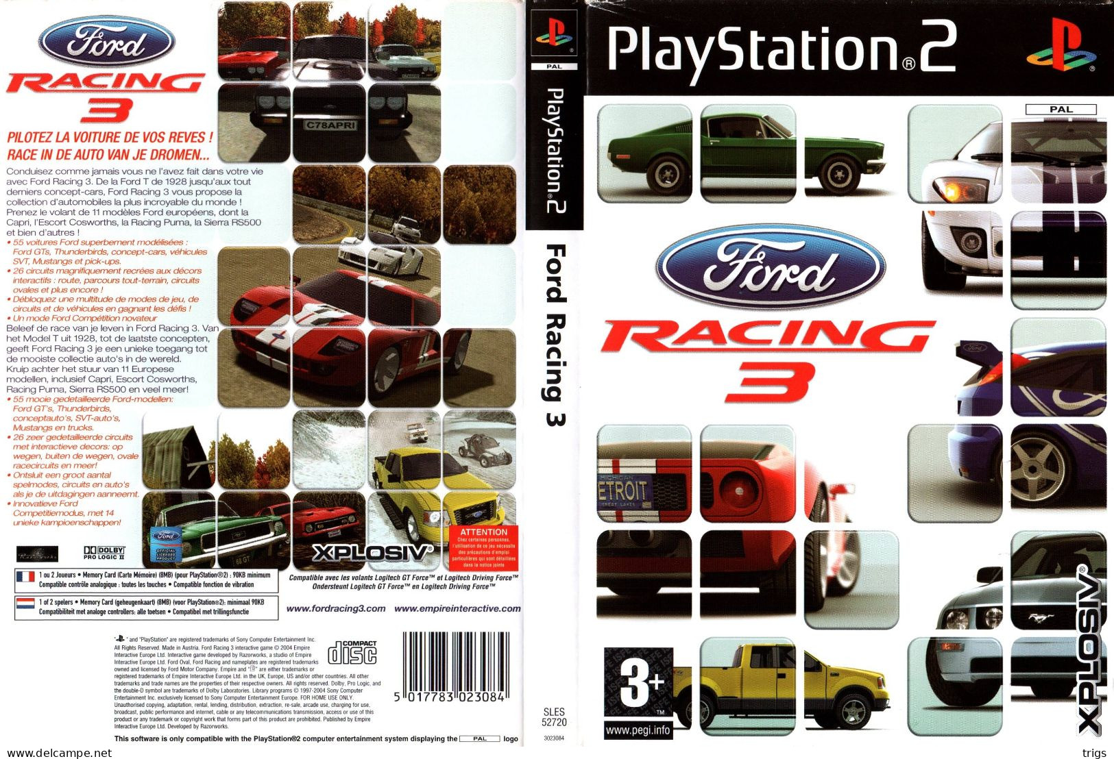 PlayStation 2 - Ford Racing 3 - Playstation 2