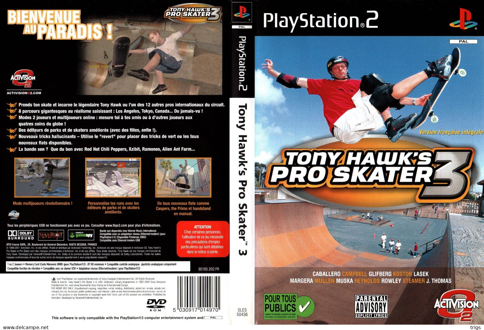 PlayStation 2 - Tony Hawk's Pro Skater 3 - Playstation 2