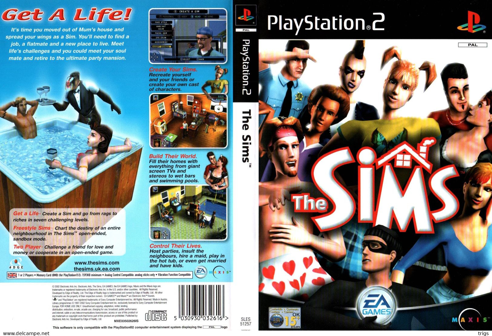 PlayStation 2 - The Sims - Playstation 2