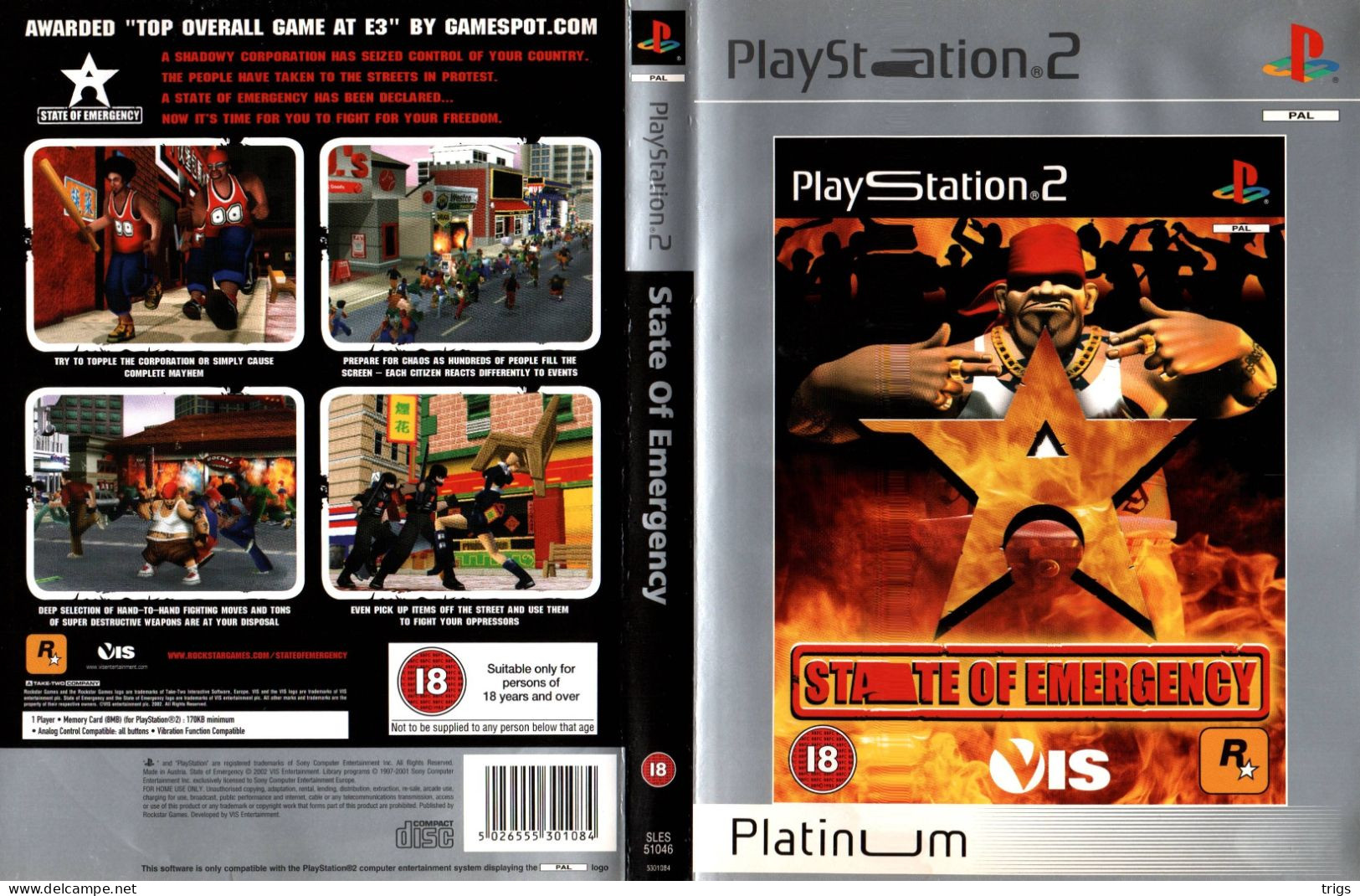 PlayStation 2 - State Of Emergency - Playstation 2