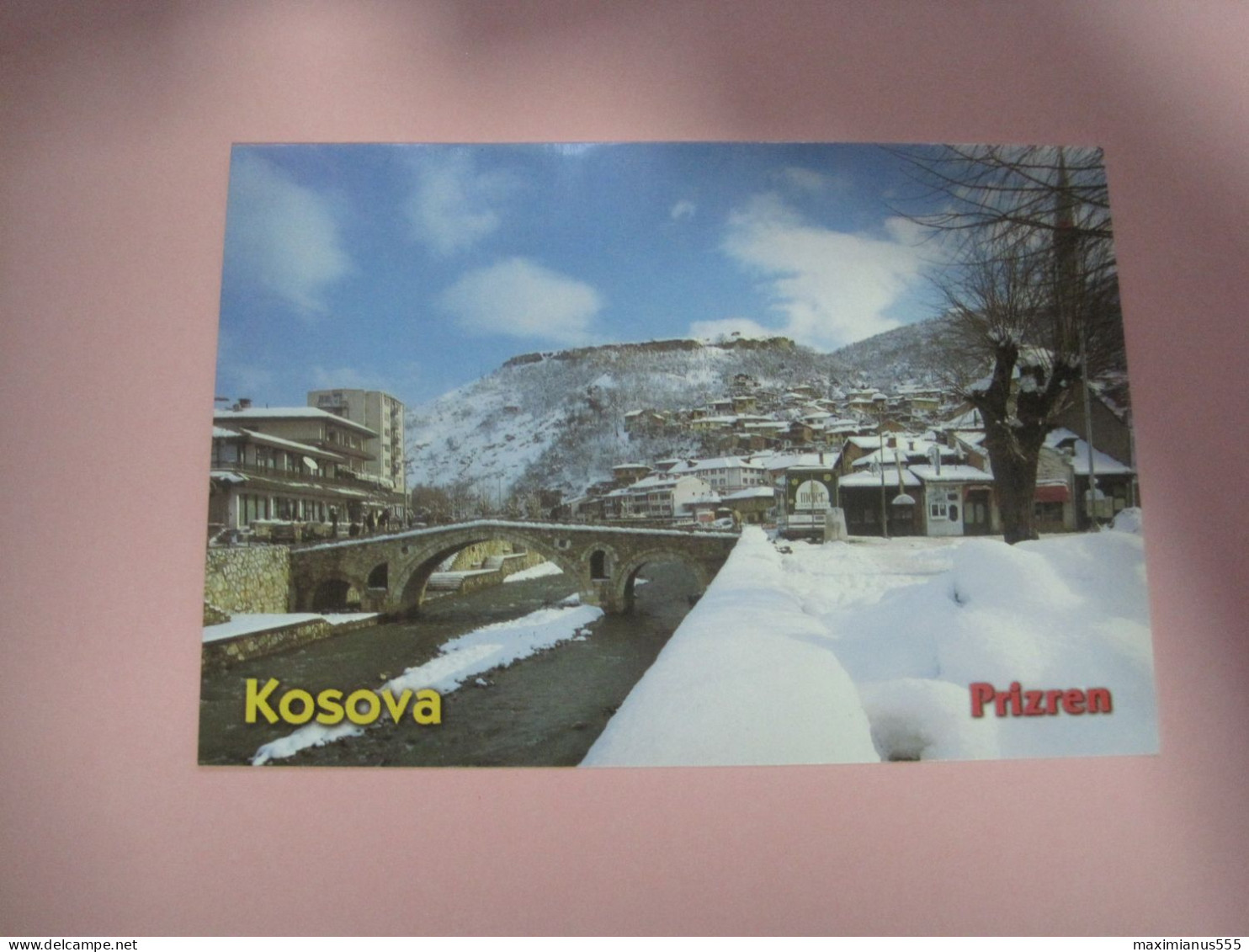 Kosovo Airmail Postcard Sent From Prizren To Milot Lac 2022 (7) - Kosovo