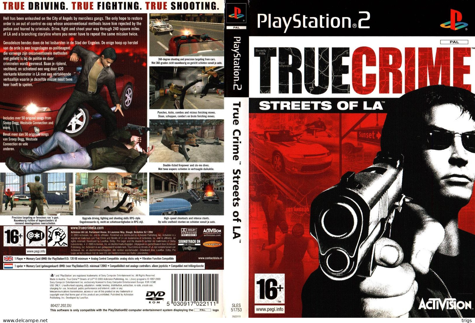 PlayStation 2 - True Crime: Streets Of LA - Playstation 2