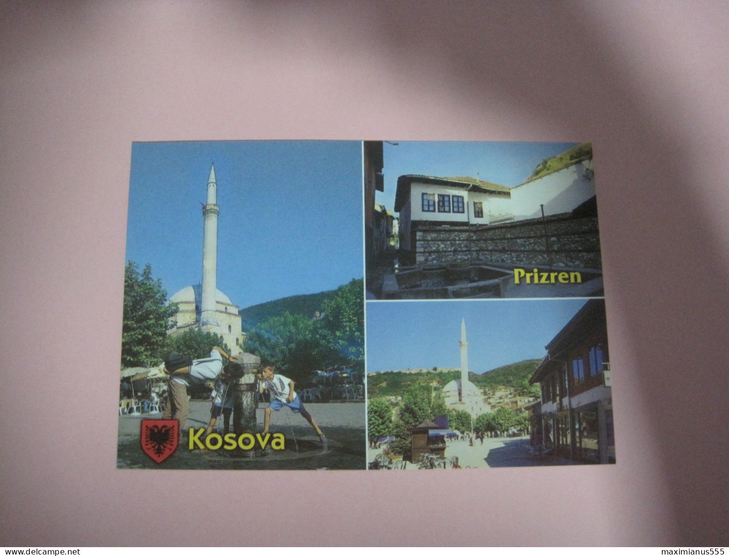 Kosovo Airmail Postcard Sent From Prizren To Kukes 2022 (2) - Kosovo