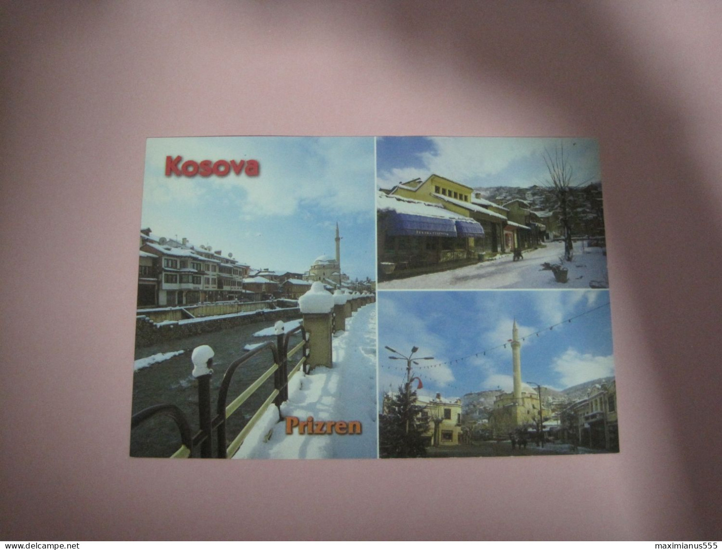 Kosovo Airmail Postcard Sent From Prizren To Kukes 2022 (3) - Kosovo