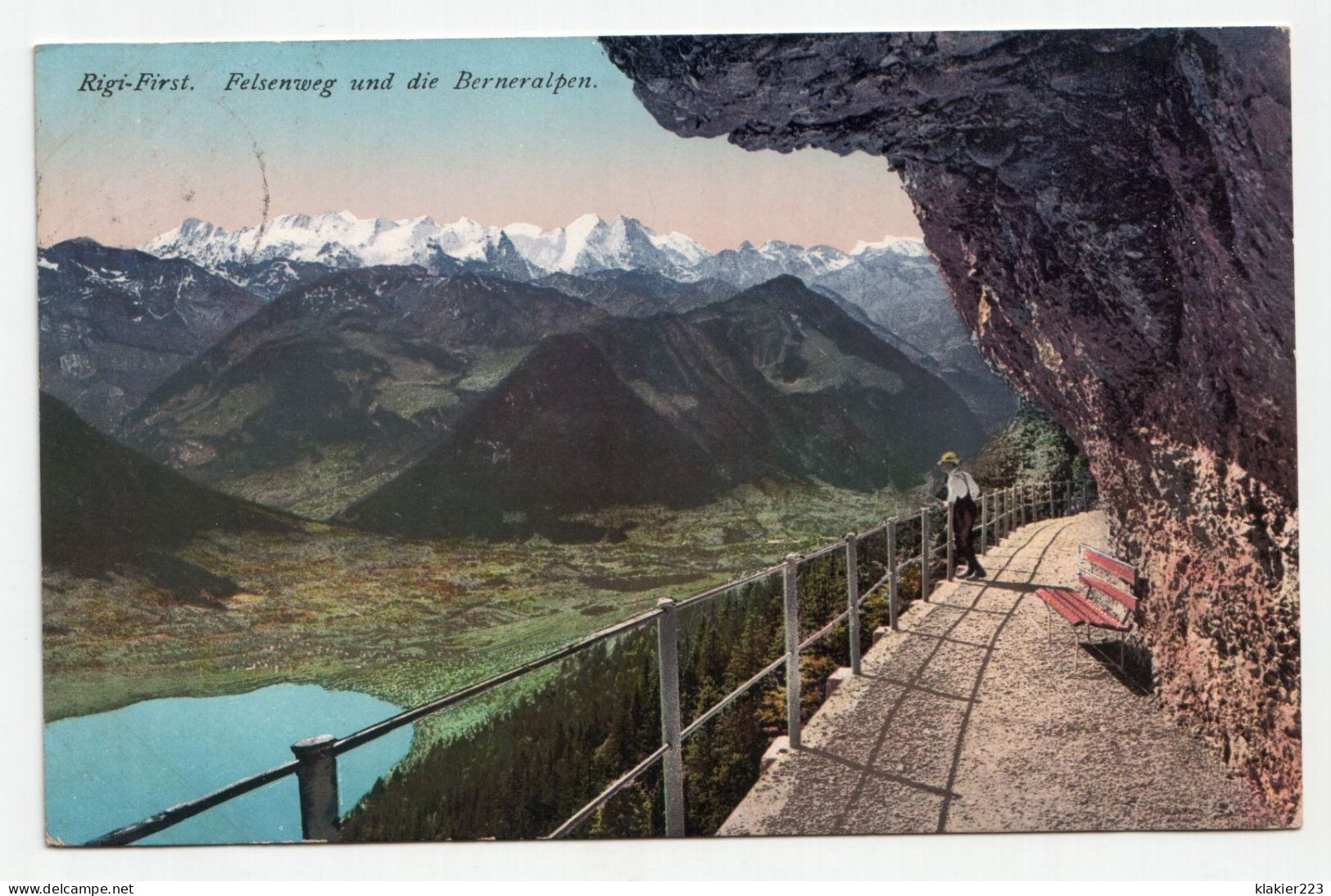 Rigi First. Felsenweg Und Die Berneralpen. Jahr 1912 - Arth