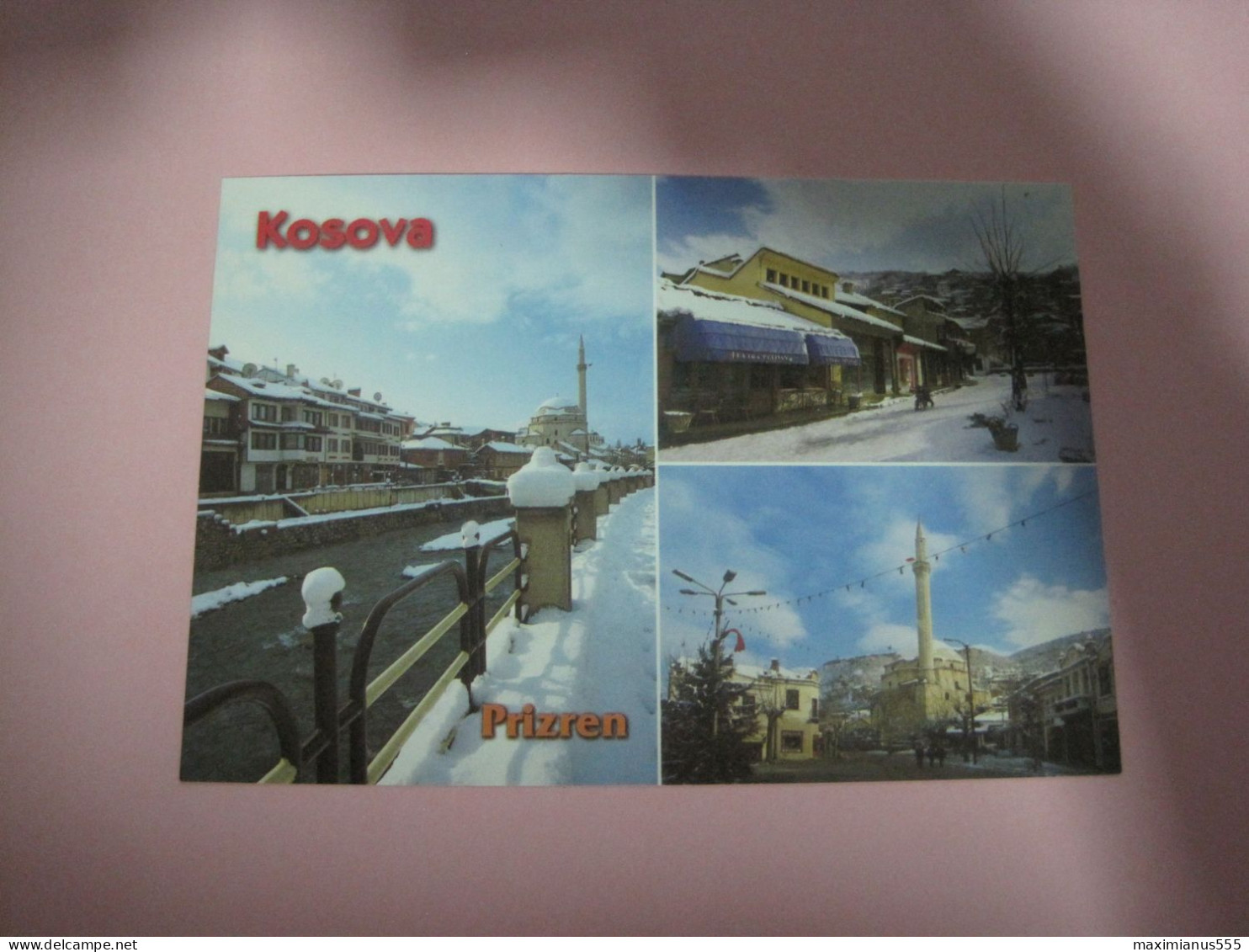 Kosovo Airmail Postcard Sent From Prizren To Kukes 2022 (5) - Kosovo