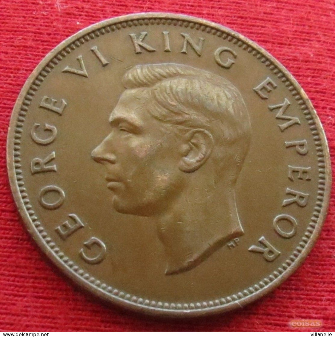 New Zealand 1 One Penny 1947 KM# 13 *V1T Nova Zelandia Nuova Zelanda Nouvelle Zelande - Neuseeland