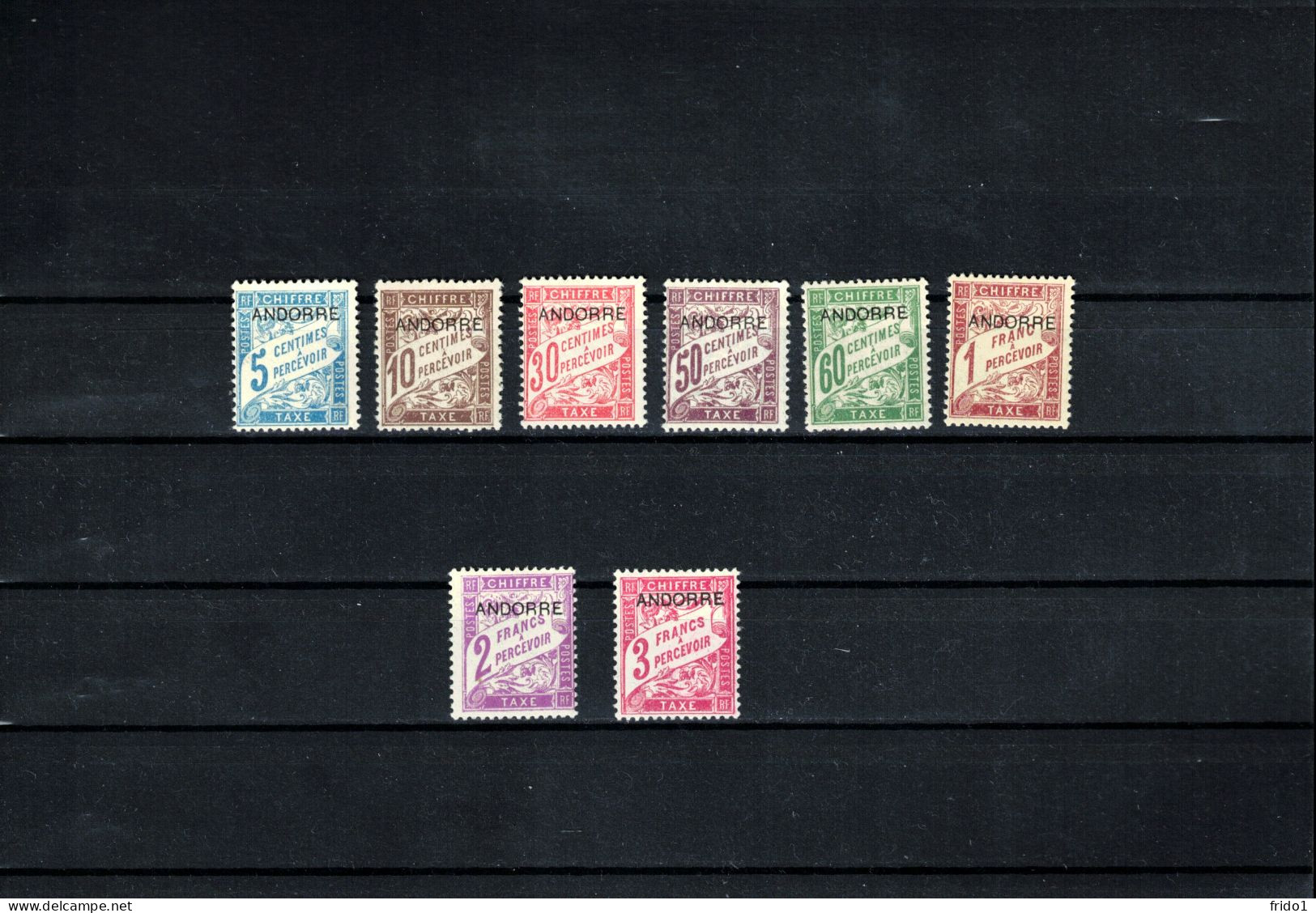 Andorra 1931 Postage Due Set Postfrisch  Mit Falz / MH - Unused Stamps