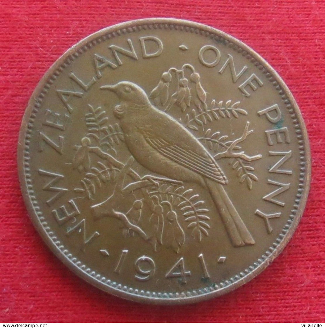 New Zealand 1 One Penny 1941 KM# 13 *V2T  Nova Zelandia Nuova Zelanda Nouvelle Zelande - Nieuw-Zeeland