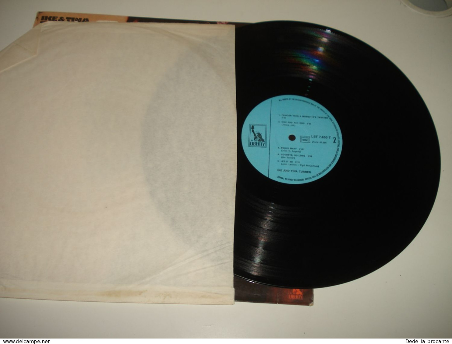 B13 / Ike & Tina Turner – Workin' Together –  LP - LST 7650 - Fr  197?  EX/VG+ - Disco & Pop