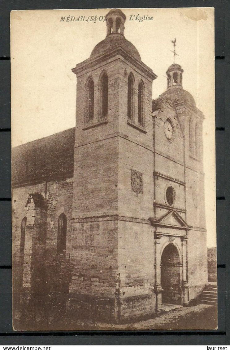 FRANCE MEDAN - L'Eglise, Used O 1920 Church Kirche - Medan