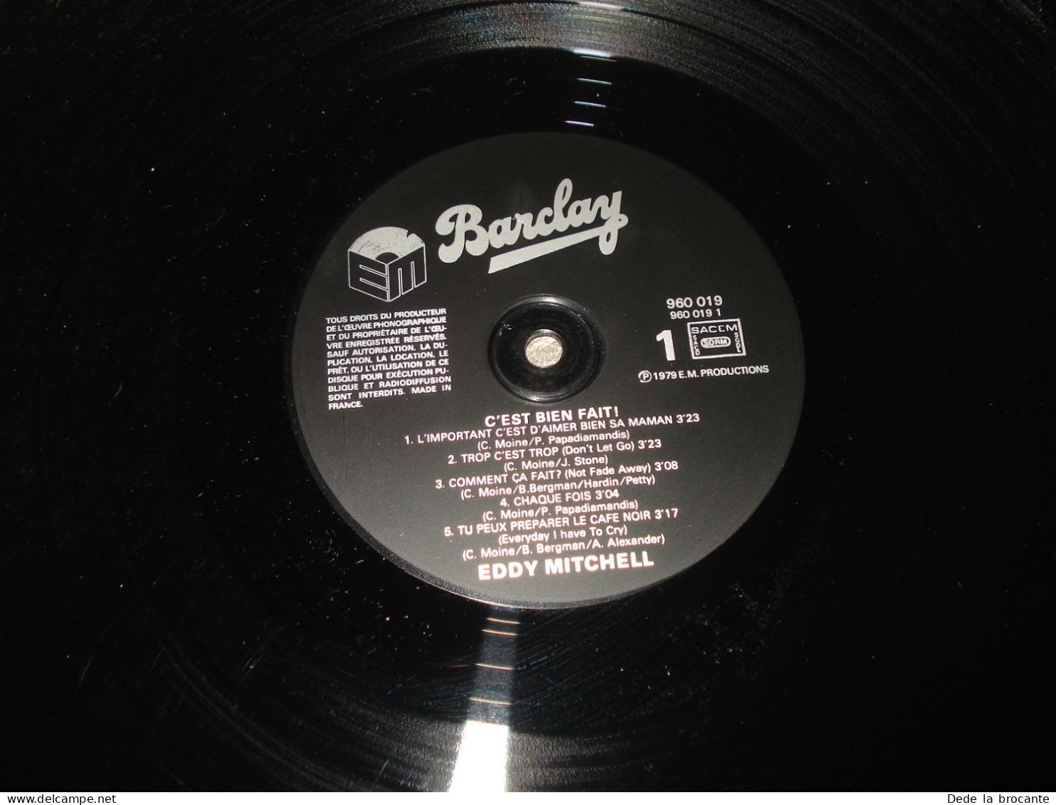 B13 / Eddy Mitchell – C'est Bien Fait –  LP -  960 019  - Fr  1979  NM/NM - Disco, Pop