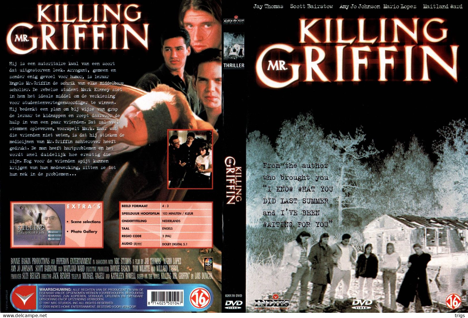 DVD - Killing Mr. Griffin - Politie & Thriller