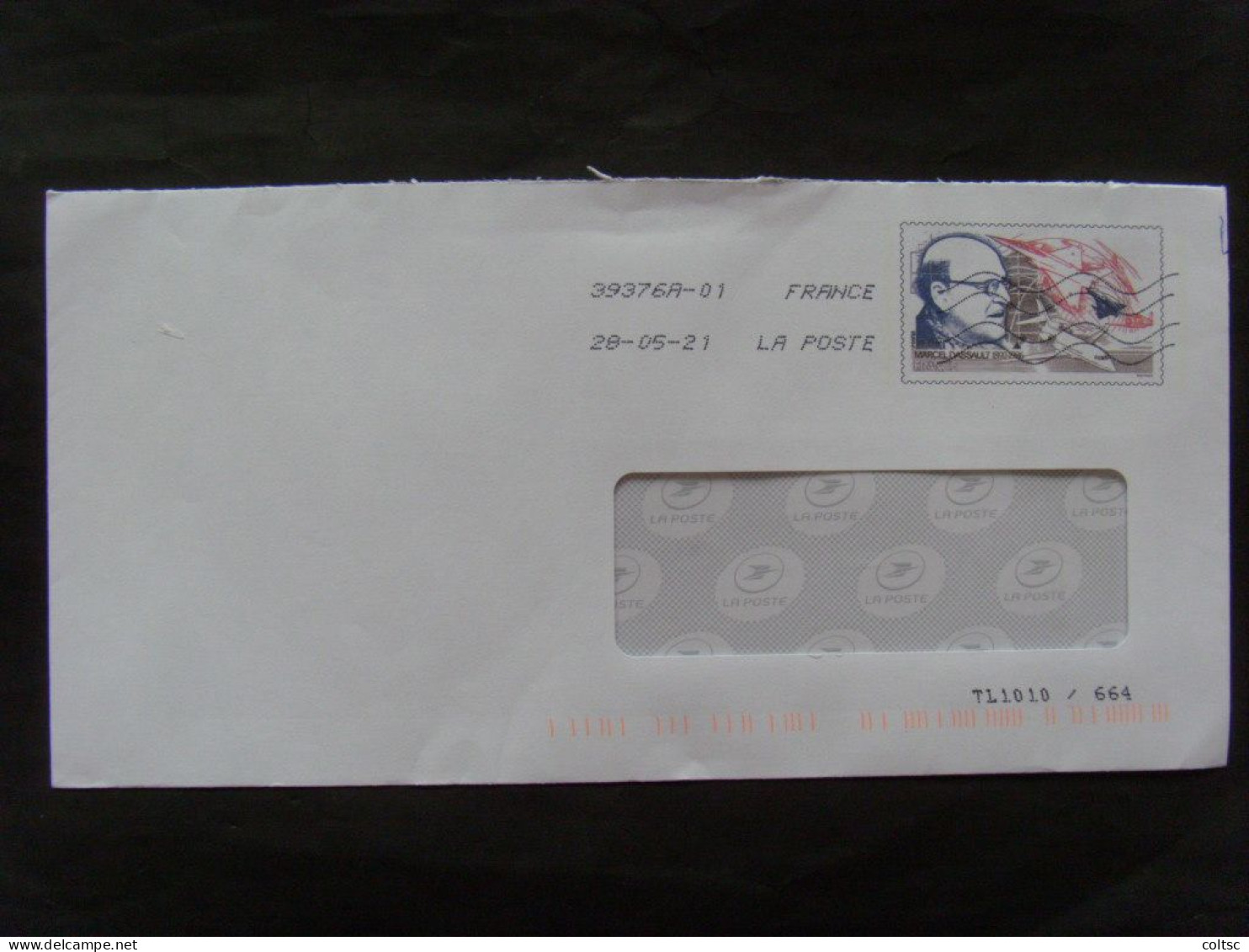18761- PAP TSC Dassault Aviation, Agrément 302295, Oblitéré - Prêts-à-poster:Stamped On Demand & Semi-official Overprinting (1995-...)