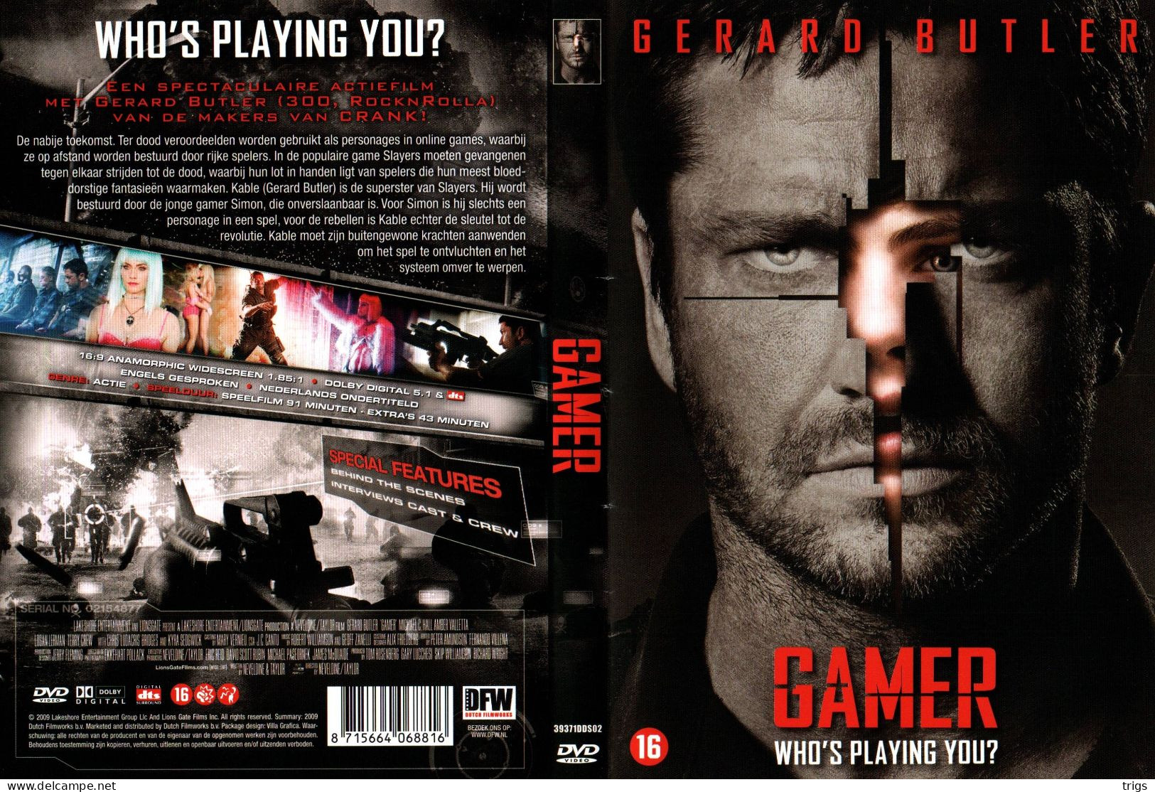 DVD - Gamer - Sciences-Fictions Et Fantaisie