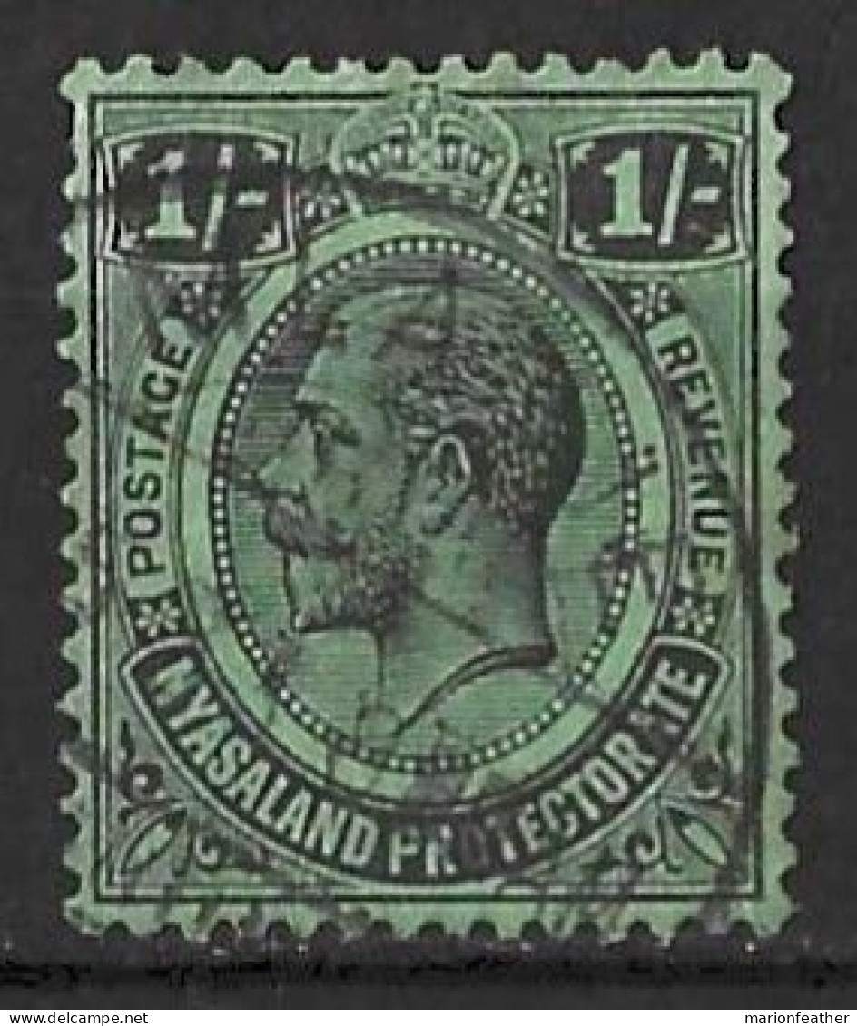 NYASALAND...KING GEORGE V..(1910-36...).....SCRIPT.....1/-......SG108.....CDS....VFU.. - Nyasaland (1907-1953)