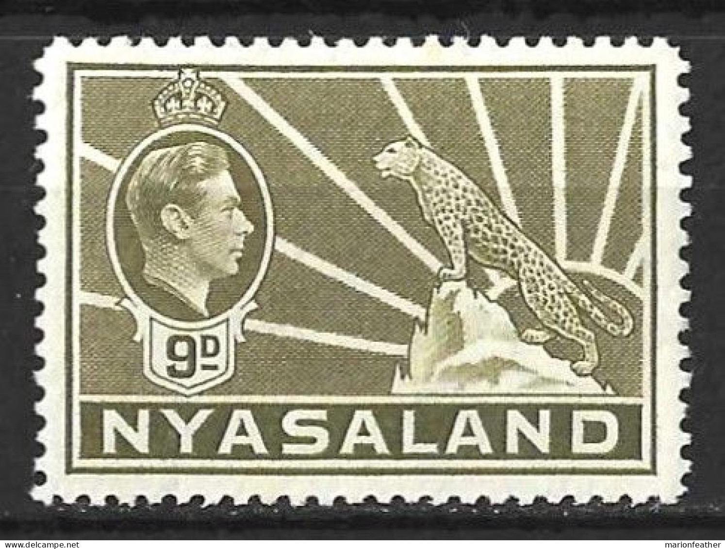 NYASALAND...KING GEORGE VI...(1936-52..)..." 1938..".........9d......SG137.......MNH.. - Nyassaland (1907-1953)