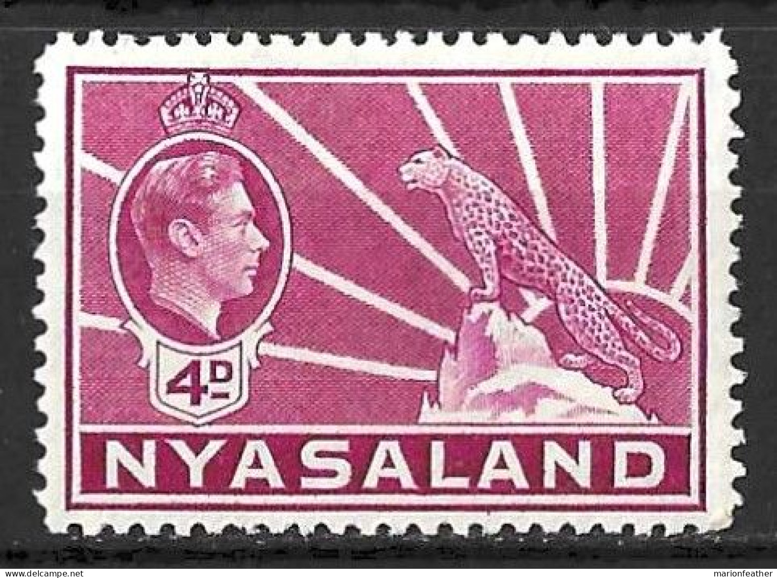 NYASALAND...KING GEORGE VI...(1936-52..).....4d......SG135.......MNH.. - Nyassaland (1907-1953)