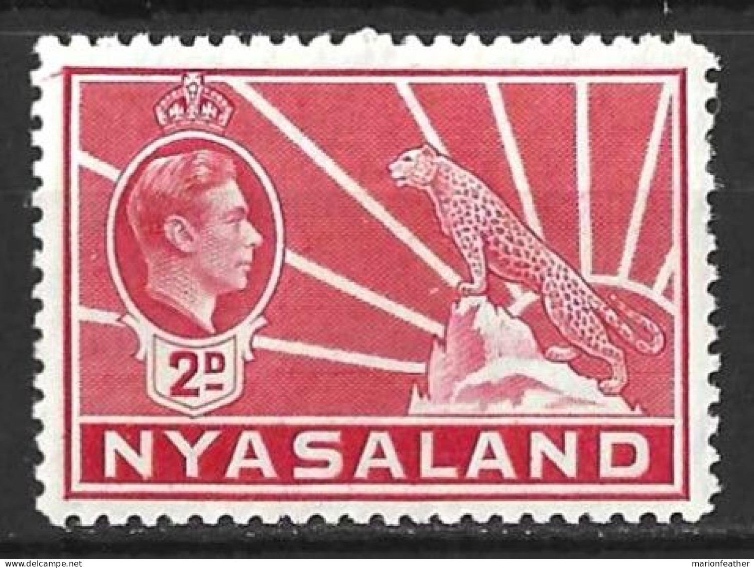 NYASALAND...KING GEORGE VI...(1936-52..).." 1938..".....2d......SG133a.......MNH.. - Nyasaland (1907-1953)