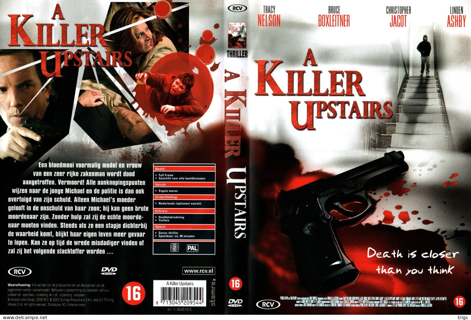 DVD - A Killer Upstairs - Politie & Thriller
