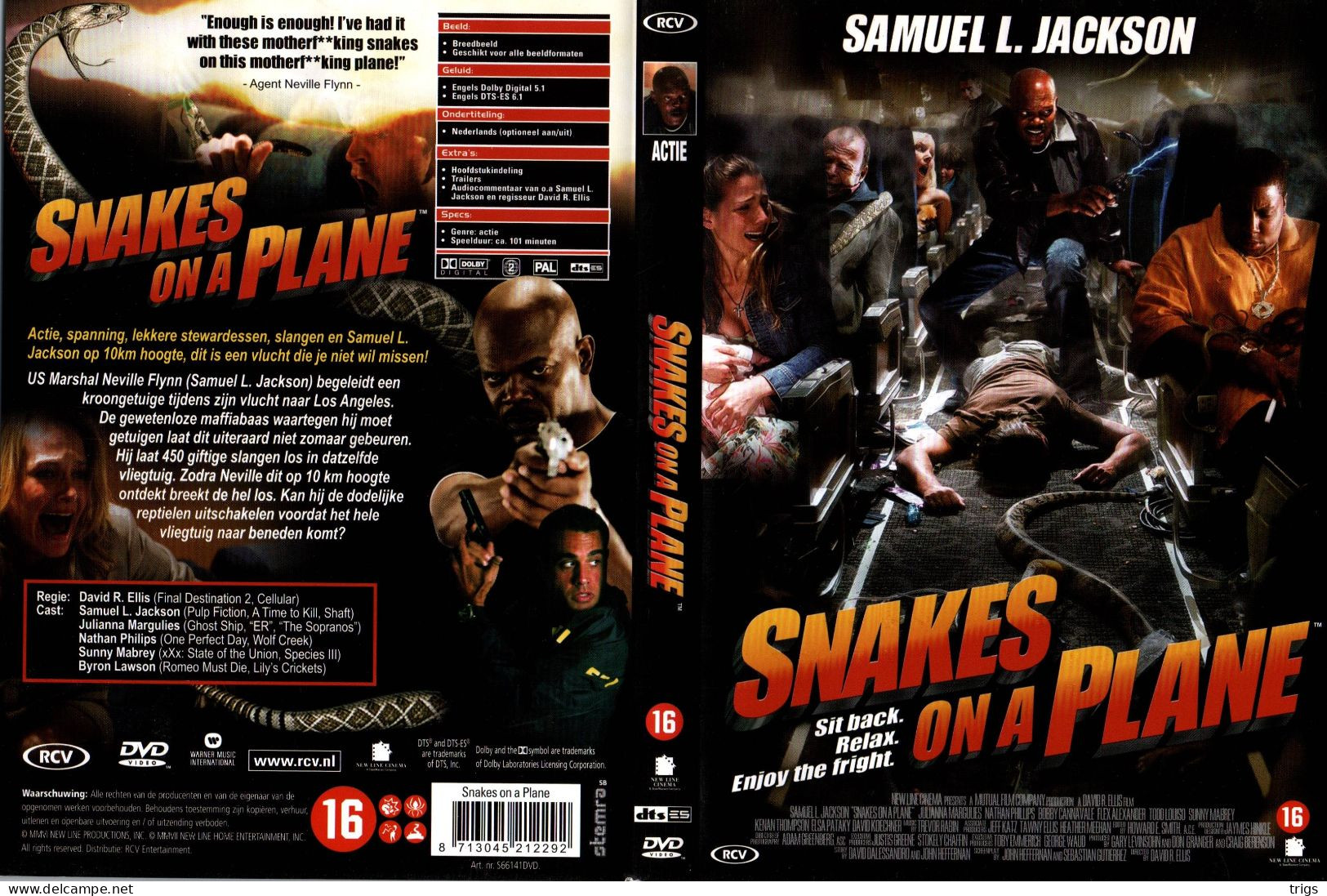 DVD - Snakes On A Plane - Action, Aventure