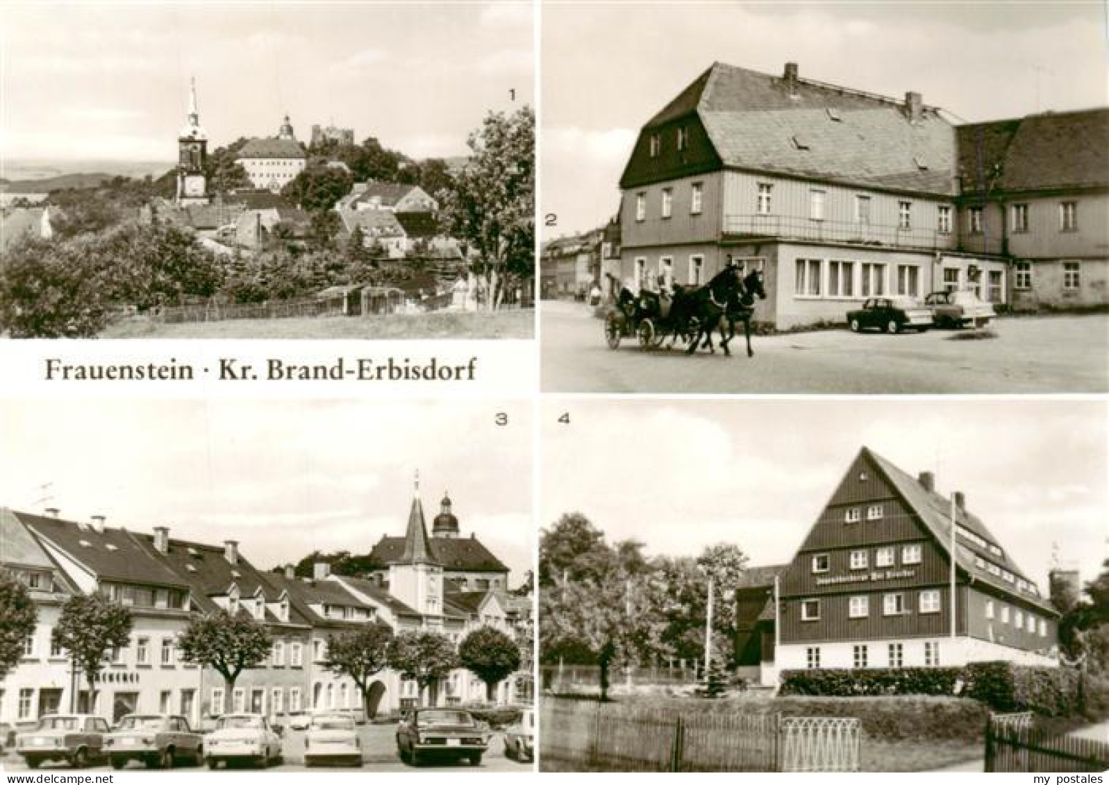 73907944 Frauenstein Brand-Erbisdorf Osterzgebirge Teilansicht HO Gaststaette Fr - Brand-Erbisdorf