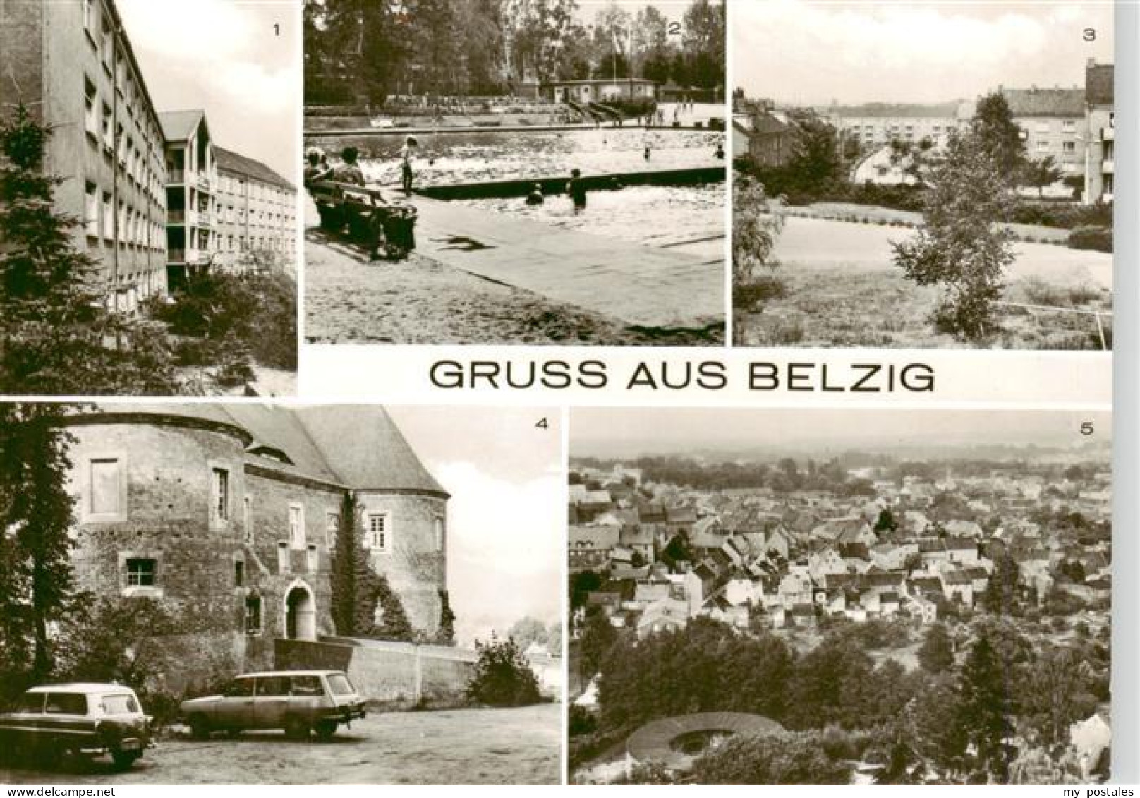 73907888 Belzig Bad Kreiskrankenhaus Schwimmbad Schillerstrasse Burg Eisenhardt  - Belzig