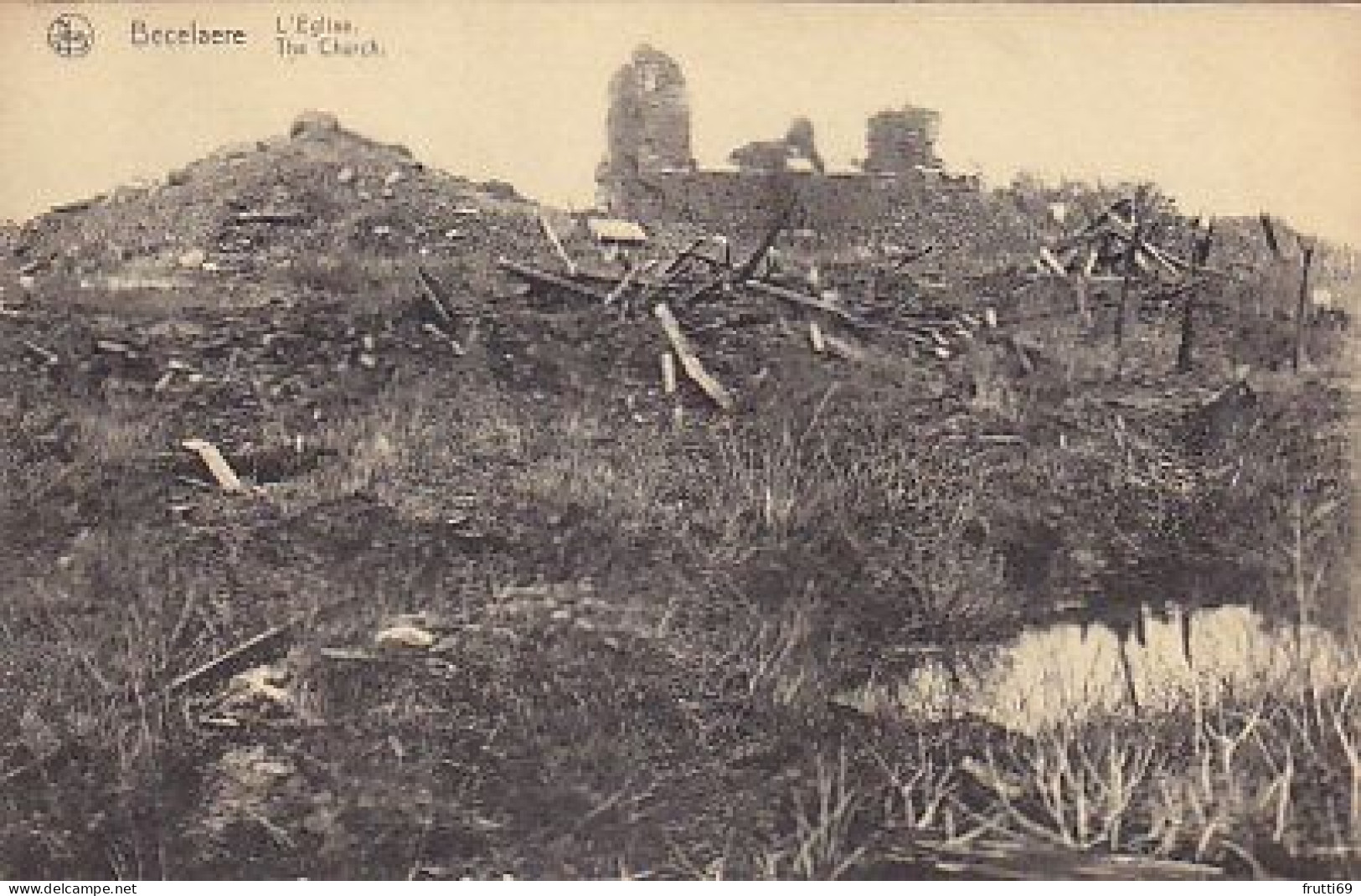 AK 193377 BELGIUM - Becelaere - L'Eglise - Zonnebeke